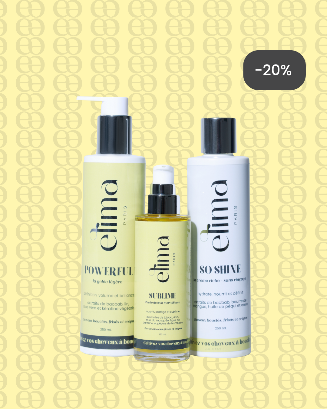 notre routine ideale - combo + huile sublime