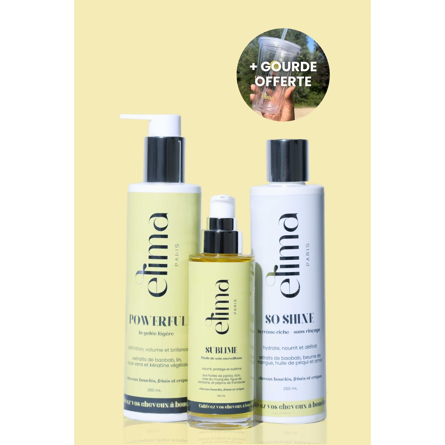 la routine ideale - combo + huile sublime