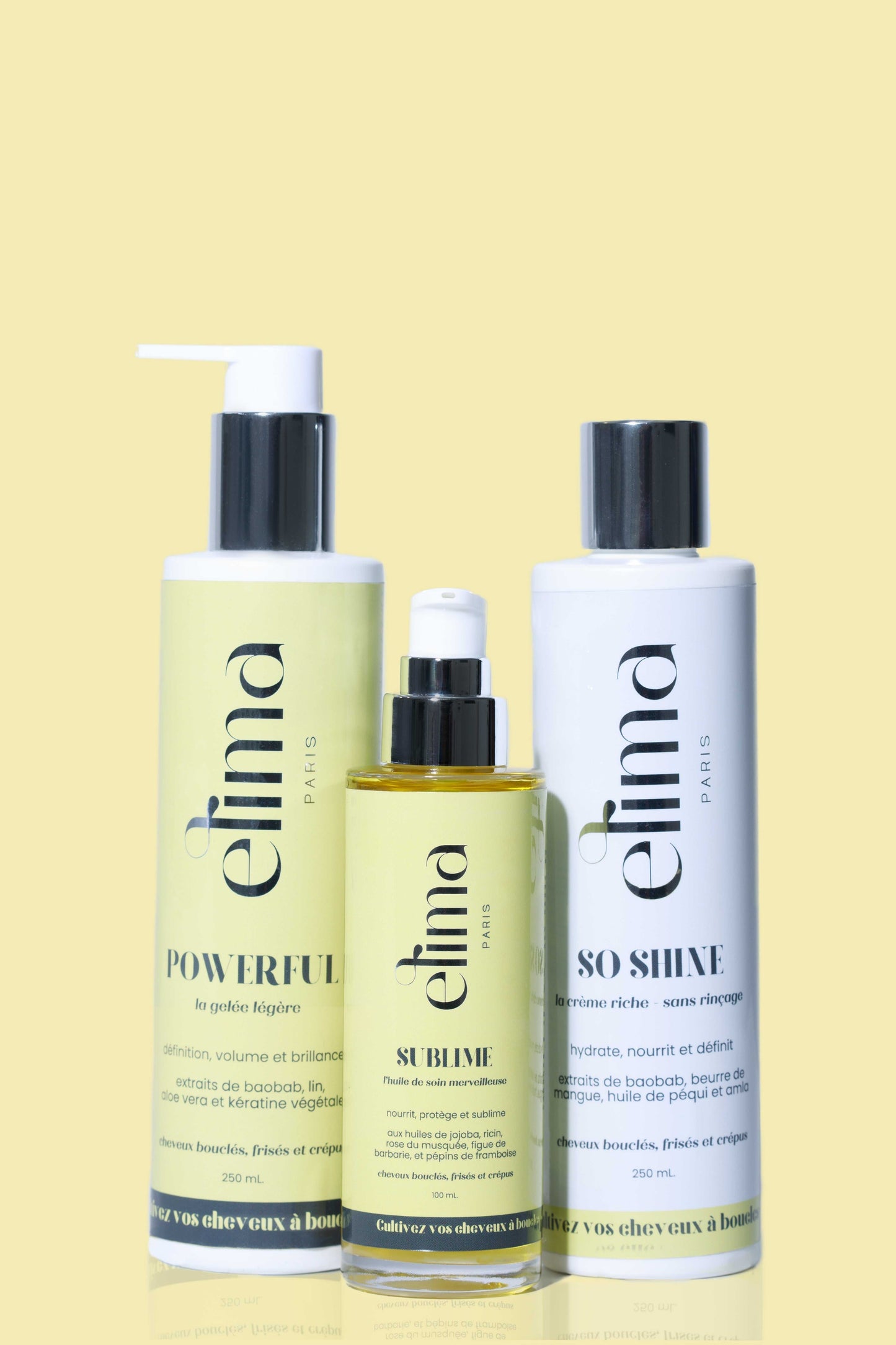 la routine ideale - combo + huile sublime la routine ideale combo